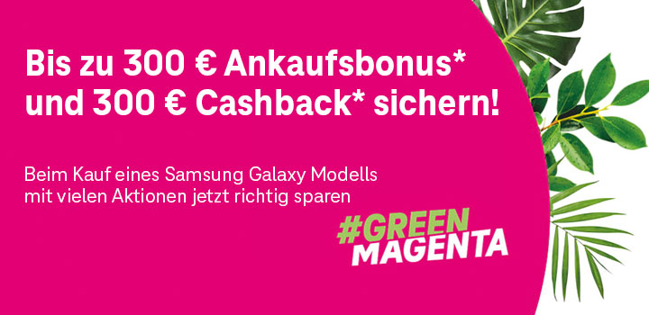 Verlngert: Bis zu 300  Ankaufsbonus fr Samsung Smartphones